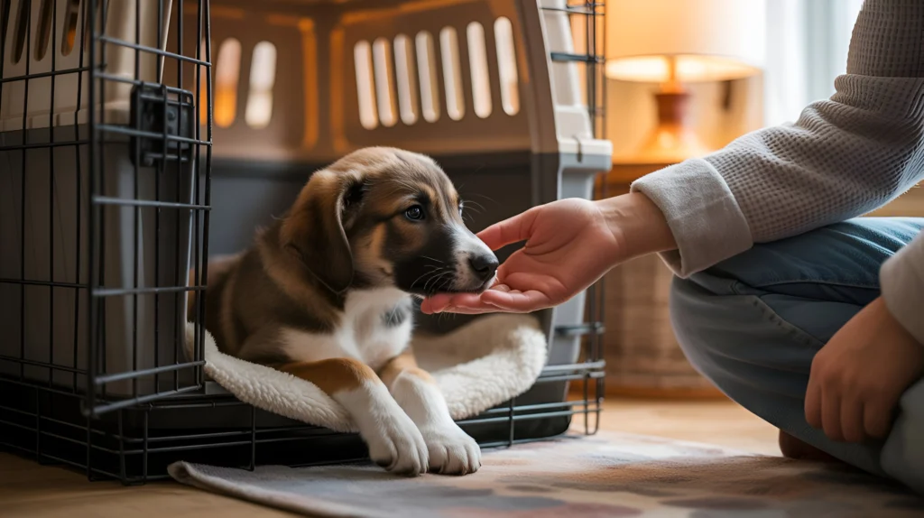 how to crate train a puppy