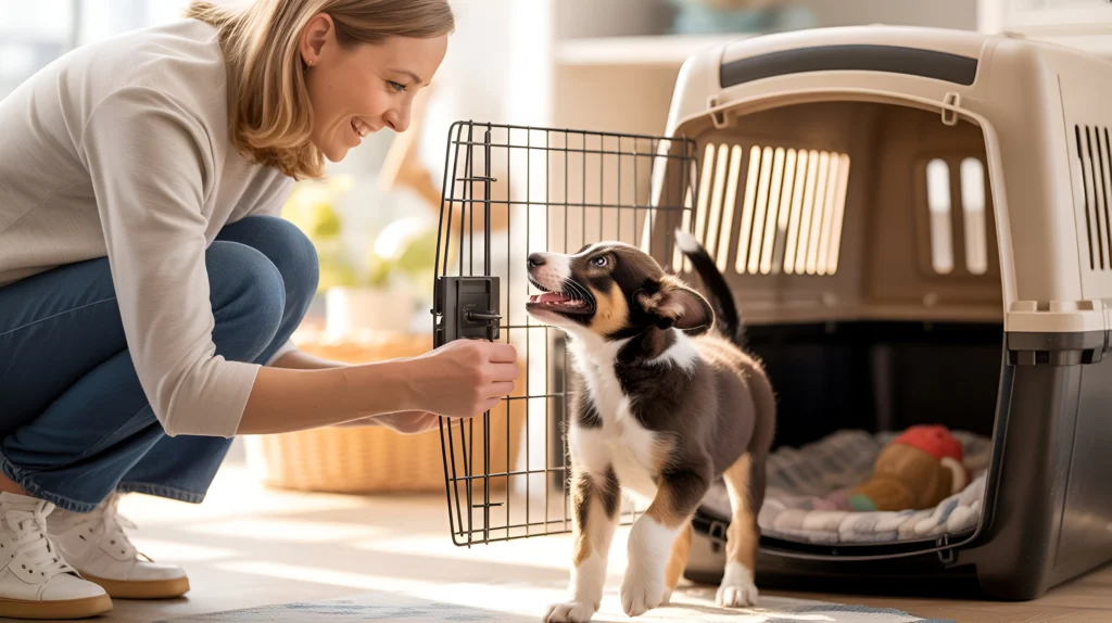 how to crate train a puppy